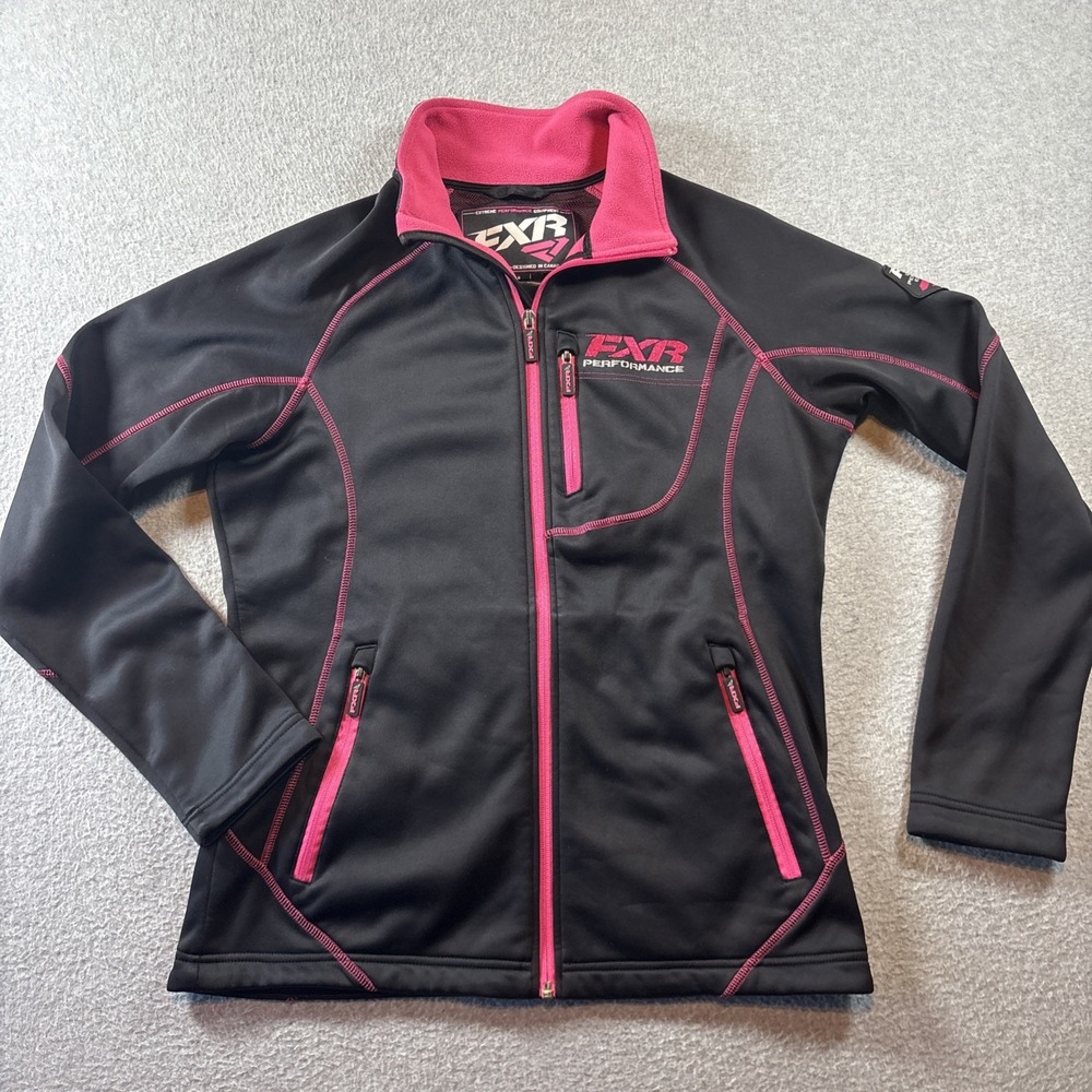 FXR Performance Jacket Women's Size 8 Medium Soft Shell Fleece Lined Full Zip